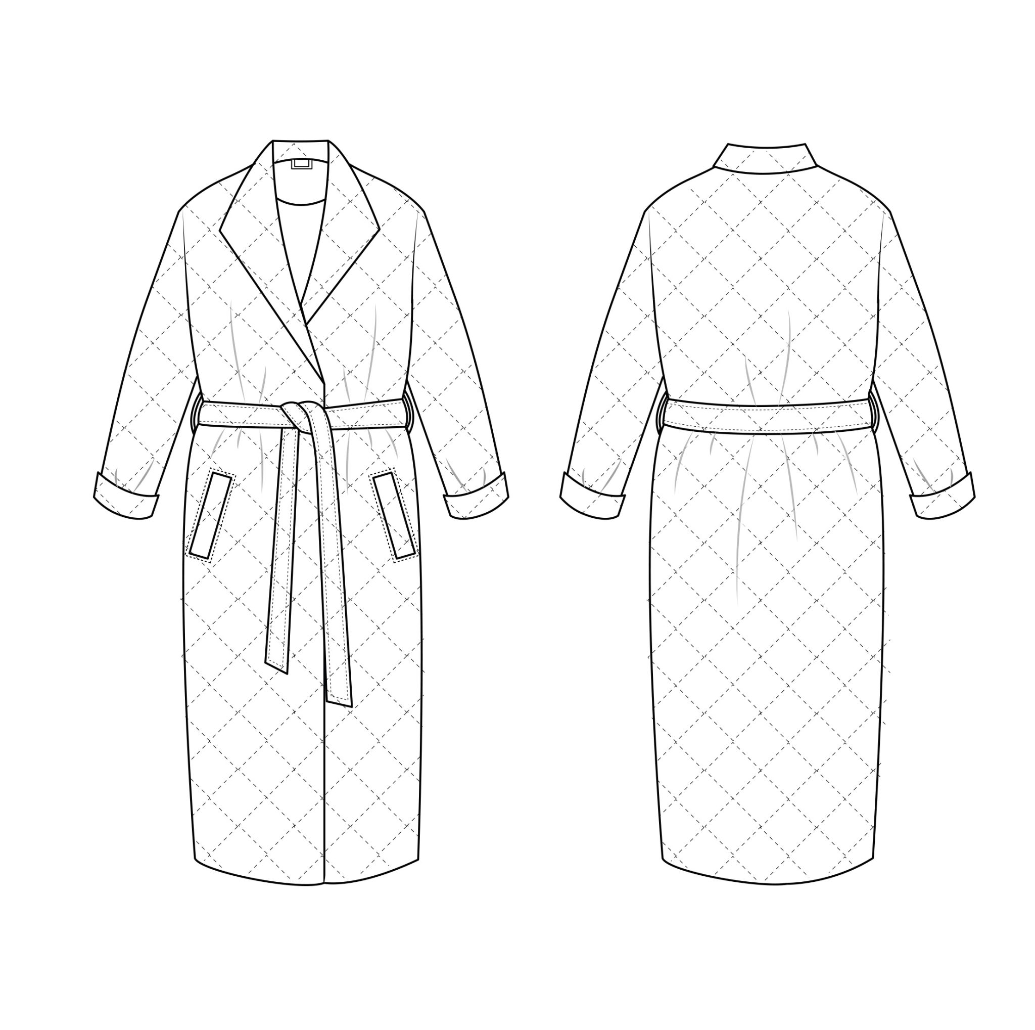 Пальто Гретта — - Купить в интернет-магазине выкроек